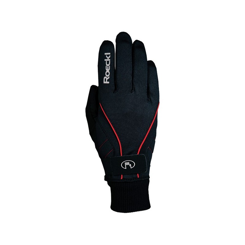 Rennen warme Handschuhe Roeckl LL Loken schwarz/rot Rennen warme Handschuhe Roeckl LL Loken schwarz/rot